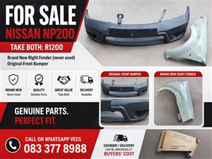 NP 200 parts, front bumper 