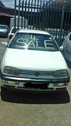 1998 VW GOLF 3 WHITE