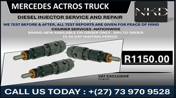 Mercedes Actros Truck Diesel Injectors 