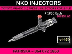 TOYOTA PRADO 3.0 DIESEL INJECTORS FOR SALE