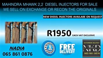 NKD DIESEL INJECTORS FOR SALE FOR MAHINDRA MHAWK 2.2