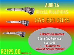 AUDI 1.6 RECONDITIONED DIESEL INJECTORS FOR AUDI 1.6 FOR SALE