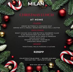 Christmas Lunch by Milan Venue