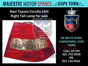 Toyota Corolla 140i Right Tail Lamp for sale