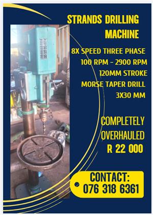 STRANDS DRILLING MACHINE