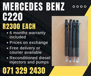 MERCEDES BENZ C220 INJECTORS FOR SALE WITH WARRANTY INCLUDED