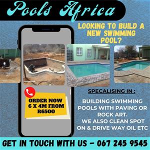 Building Swimming Pools and Paving and Rock Art with Lapa