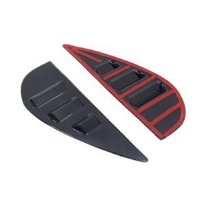 Gloss Black Quarter Window Louver for Toyota Hilux 2016+