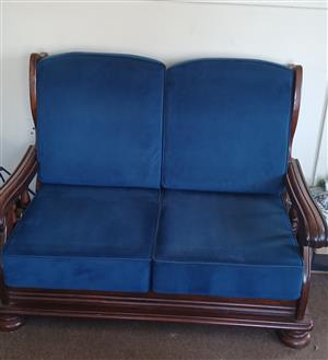 6-Seater Lounge Suite with Embuia wood