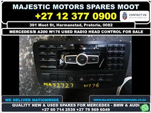 Mercedes Benz A200 W176 used radio head control unit for sale