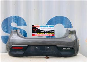 Kia Rio complete rear/back bumper with diffuser (hatchback)