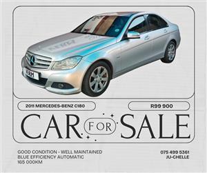 2011 MERCEDES C180 BE AUTO