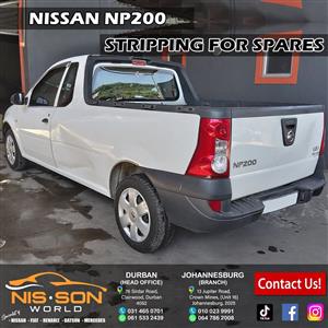 NISSAN NP200 STRIPPING FOR SPARES