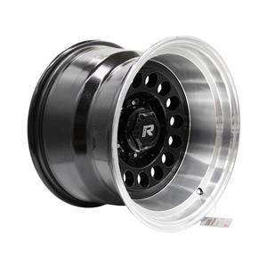 15″ GR 15200 6/139 Black Machine Lip Alloy Wheels