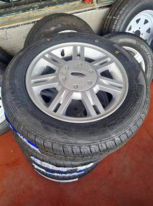 Ford Bantam original alloy mags size 14+tyres new 175/65/14