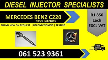 C220 Mercedes diesel injectors for sale on service exchange or recon. 