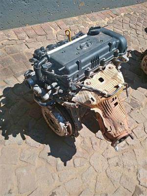 2011 up Hyundai accent eng code G4FC 1.6 complete engine for sale @ circle 7 used parts