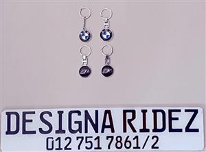 ASSORTED VIP KEY RINGS NEW AVAILABLE FOR BMW/MINI/LEXUS/VW R-LINE