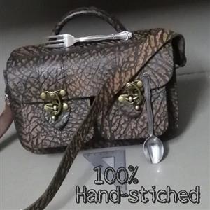 Designer BUFFALO Leather Handbag - Ladies