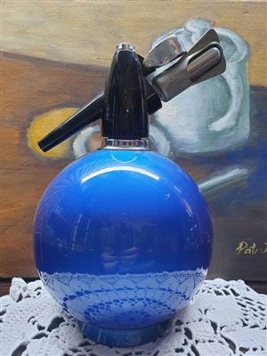 Blue soda siphon from the 70's C81