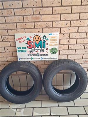 CONTINENTAL 205/65 R16C TYRES (PAIR)