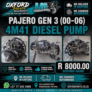 Mitsubishi Pajero Gen 3 Diesel Pump For Sale 4M41 Engine