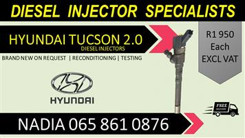 HIGH QUALITY DIESEL INJECTORS FOR SALE OR TO RECON FOR HYUNDAI TUCSON 2.0