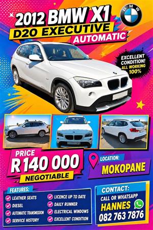 2012 BMW  X1 Drive 20D Exclusive A/T