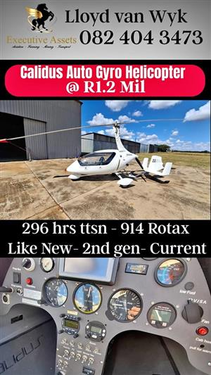 Auto Gyro Calidus Helicopter - like new!