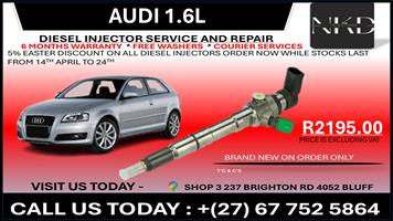 Audi 1.6L Diesel Injectors on recondition