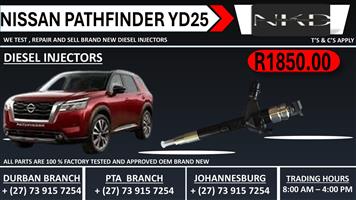 Nissan Pathfinder yd25 Diesel Injectors 