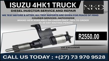 Isuzu 4HK1 Truck Diesel Injectors 