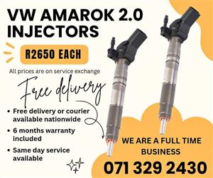 VW AMAROK 2.0 INJECTORS FOR SALE WITH WARRANTY