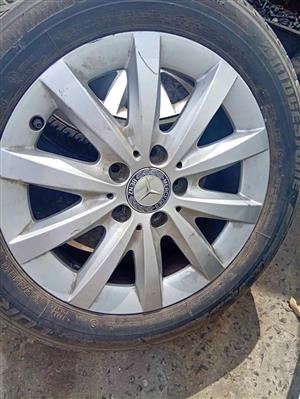 Mercedes 16 inch rims and tyres