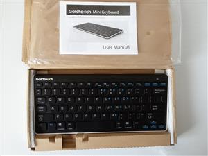 Goldtouch SK-9071 Bluetooth Wireless Keyboard. Brand new in a box with Manual. R
