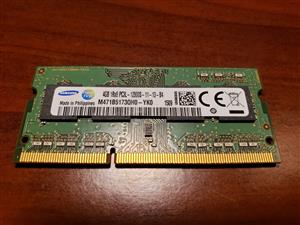 Samsung 4GB DDR3 Low Voltage Laptop RAM