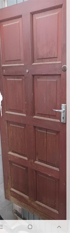 Exterior wooden door 