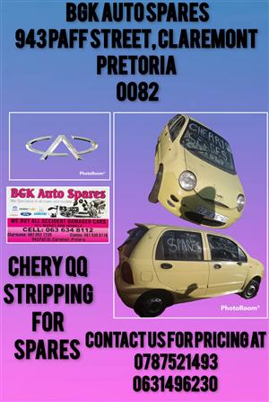 Chery QQ stripping for spares 