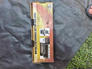 Motor and Rotisseries set for spit braai