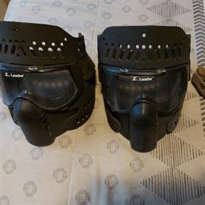 2x  Z Leader paintball or airsoft masks