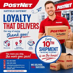 Be part of our courier loyalty programme.