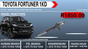 Toyota Fortuner 1KD Diesel Injectors