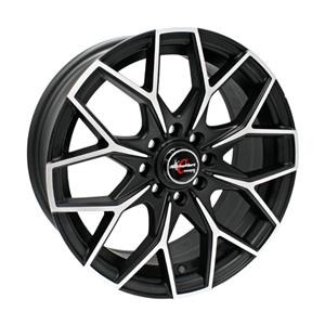 15″ Racing Hart Cross 4/100 & 4/108 Silver Black Machine Alloy Wheels