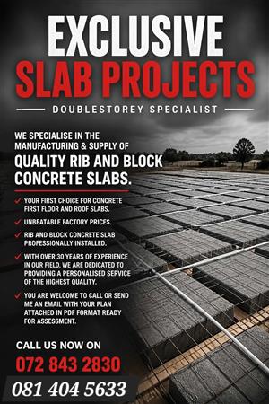 Rib and block ,lintels, hollow blocks, reinforcing steel,slab
