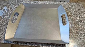 stainless steel barbecue pan