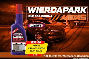 Get Wynns Radiator Stop Leak 375ml 