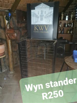 Wine stand and display unit