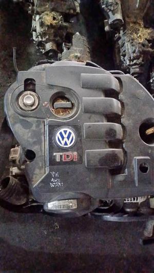Imported complete VW Passat 1.9L TDI AWX engine for sale