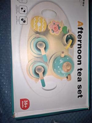 Afternoon wooden Tea Set