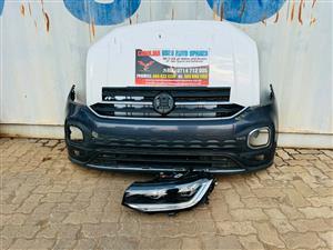 VW T-cross front spares (bumper,bonnet,and left headlight) (2018)